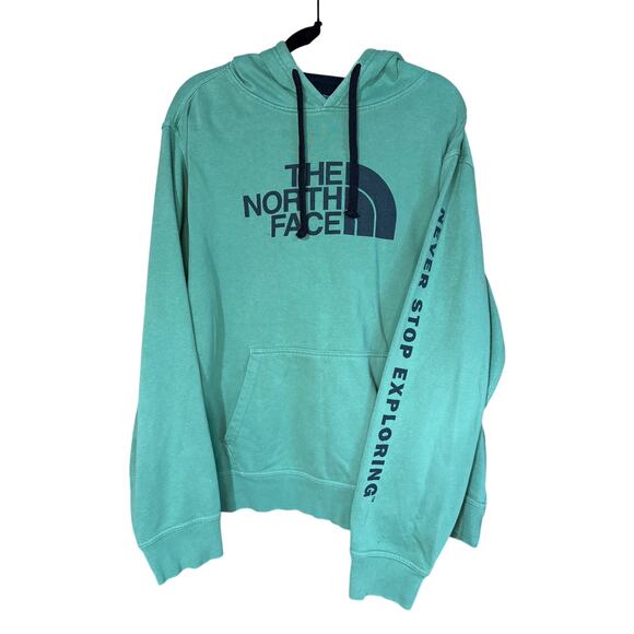 The North Face Green Sweatshirt Size XL - Picture 1 of 5